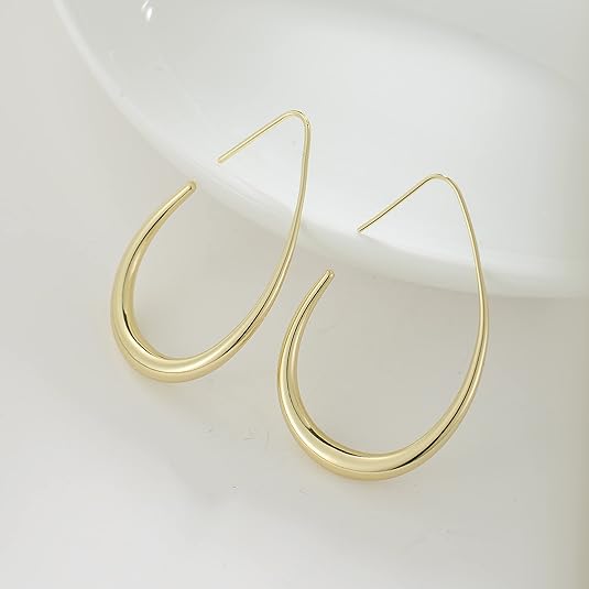 Aretes de Argolla Sunlit | Guld