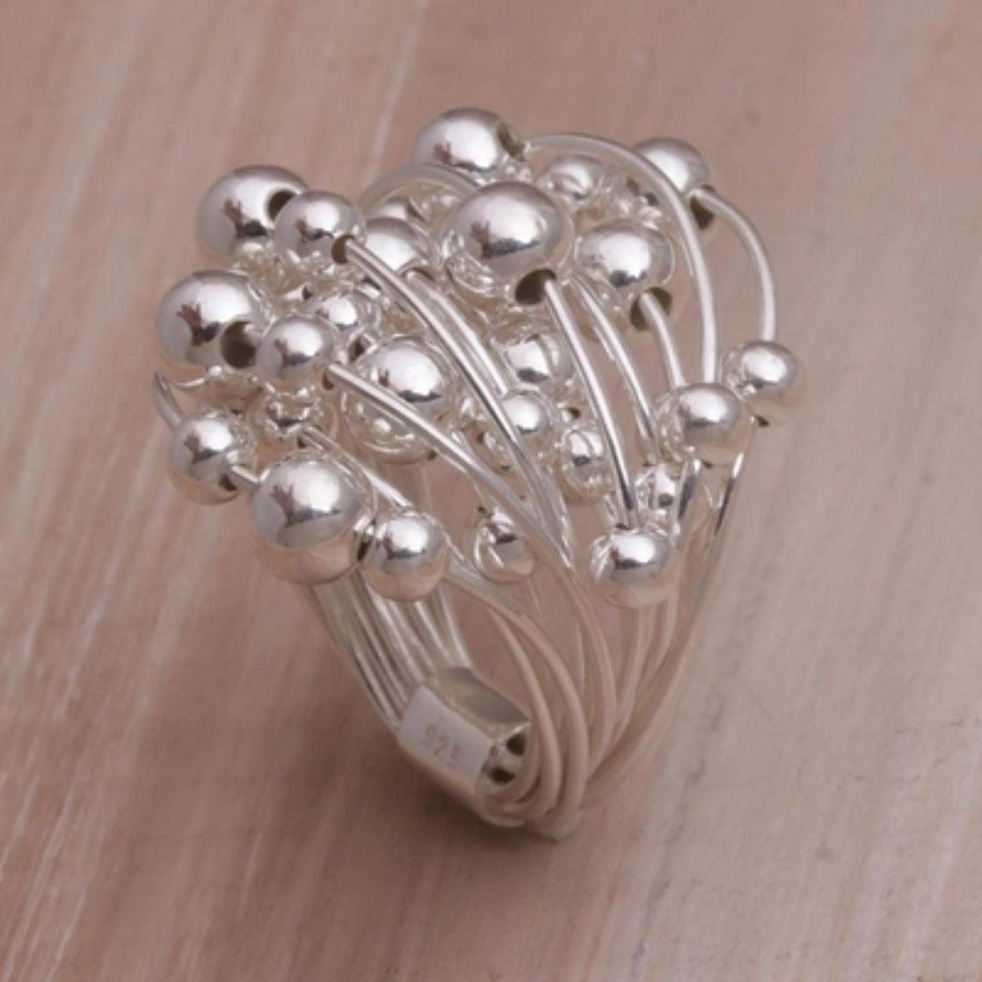 Vintage Sølv Bud Ring