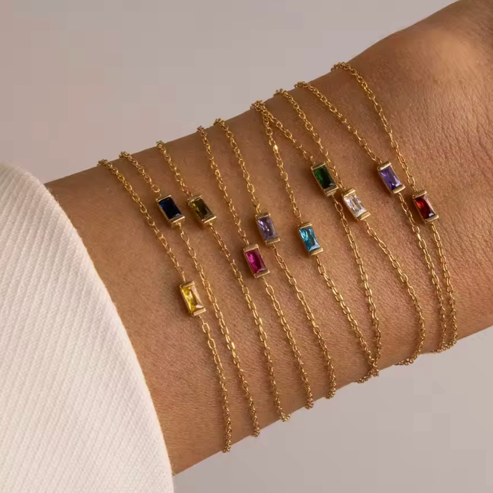 Heartline Fødselssten Armbånd