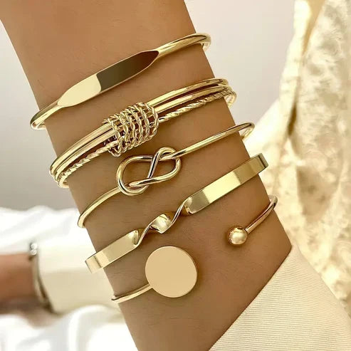 Knotted Elegance Armbånd Sæt
