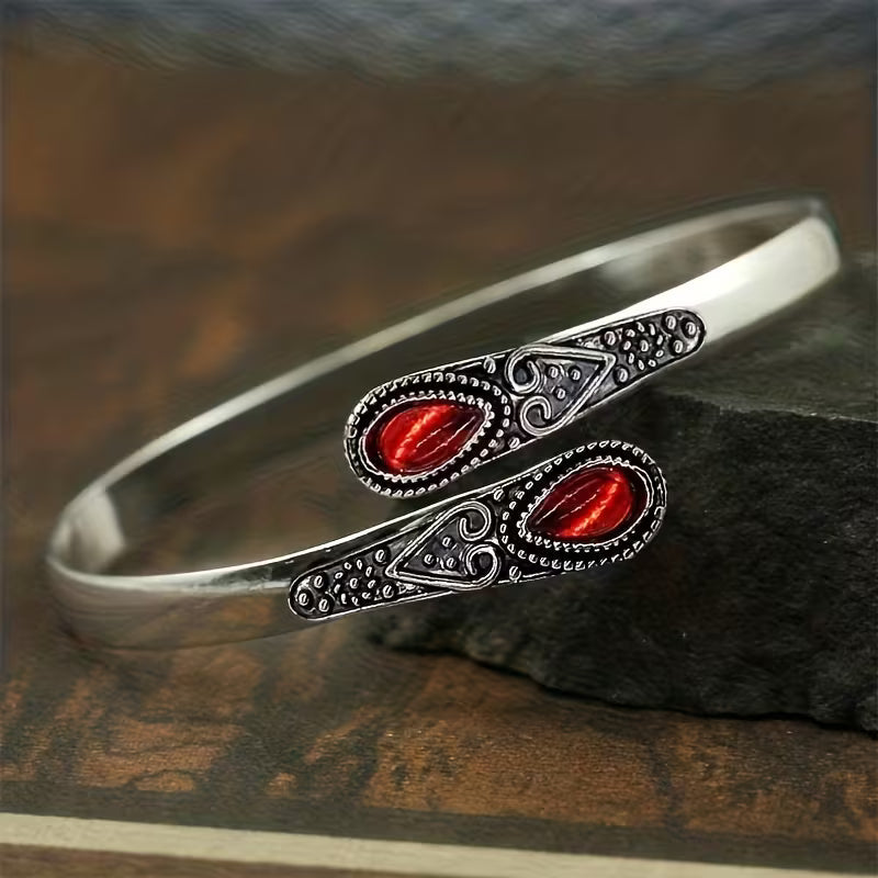 Krimson Elegance Filigran Armbånd