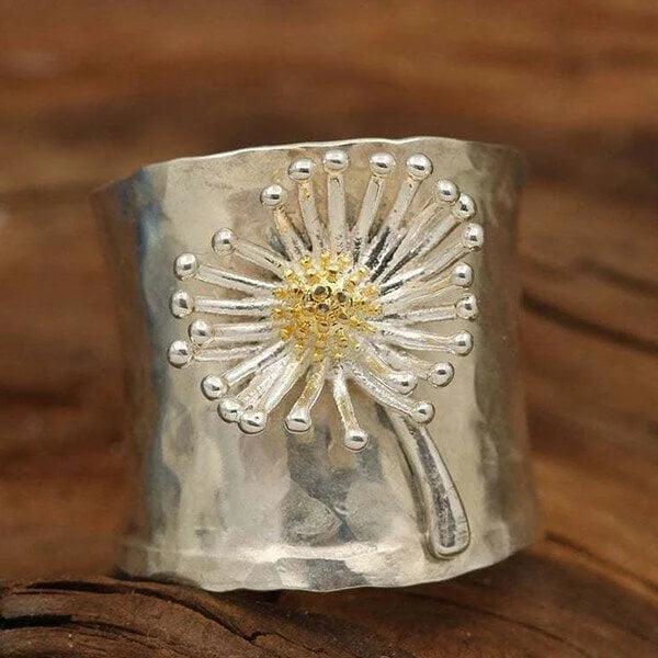 Blomstrende Marguerit Bred Ring