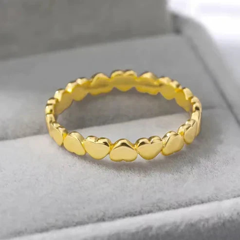 Gyldne Hjerter Armbånd