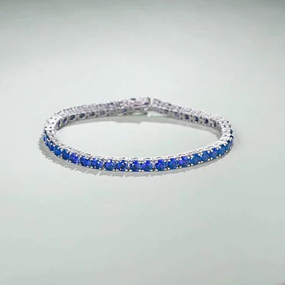 Sapphire Tennis Armbånd