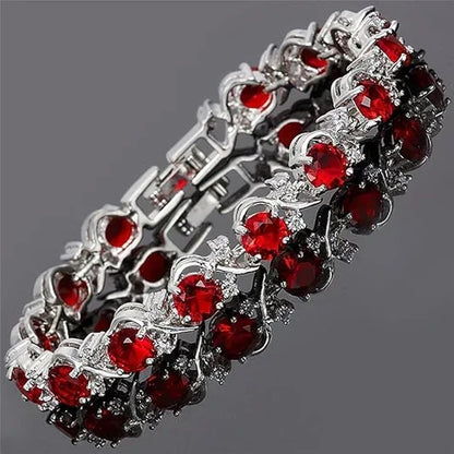 Ruby Vine Tennis Armbånd