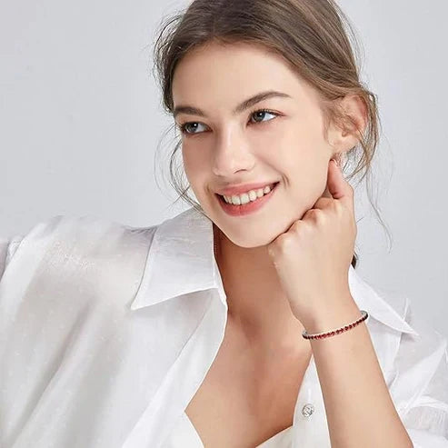 Ruby Tennis Armbånd