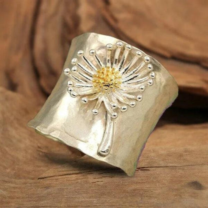 Blomstrende Marguerit Bred Ring