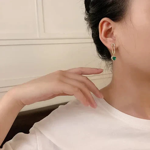 Amarisse Viridelle Dangle Øreringe