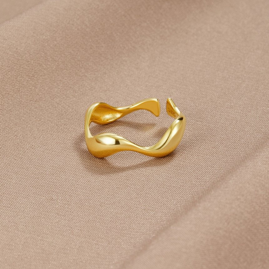 Elyra Ring Blød Flow | Guld