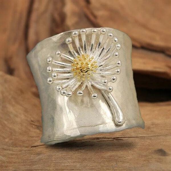 Blomstrende Marguerit Bred Ring