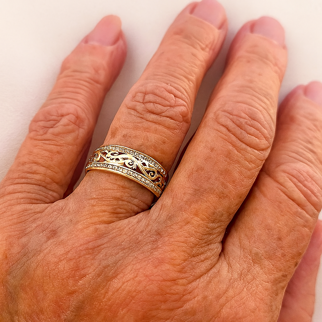 Lys Hule Guld Ring