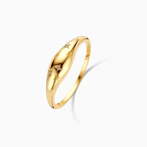 Diamant Kuppel Ring