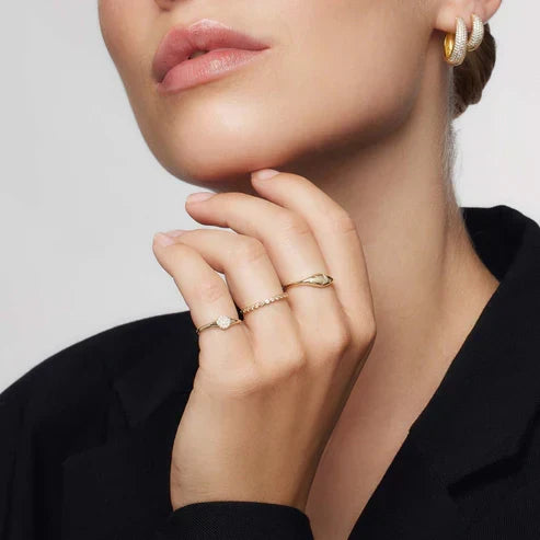 Diamant Kuppel Ring