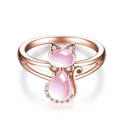 Kat Ring i Rosaguld