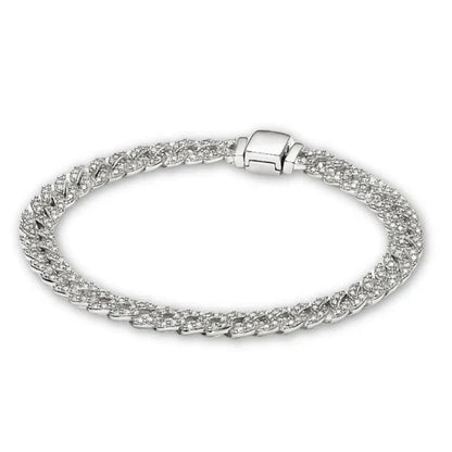 Pave Cuban Armbånd