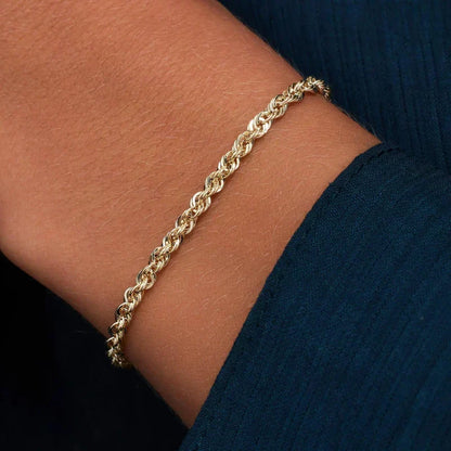 Twisted Chain Armbånd | Guld