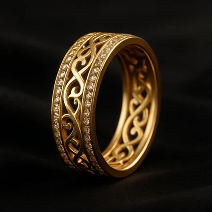 Lys Hollow Guld Ring