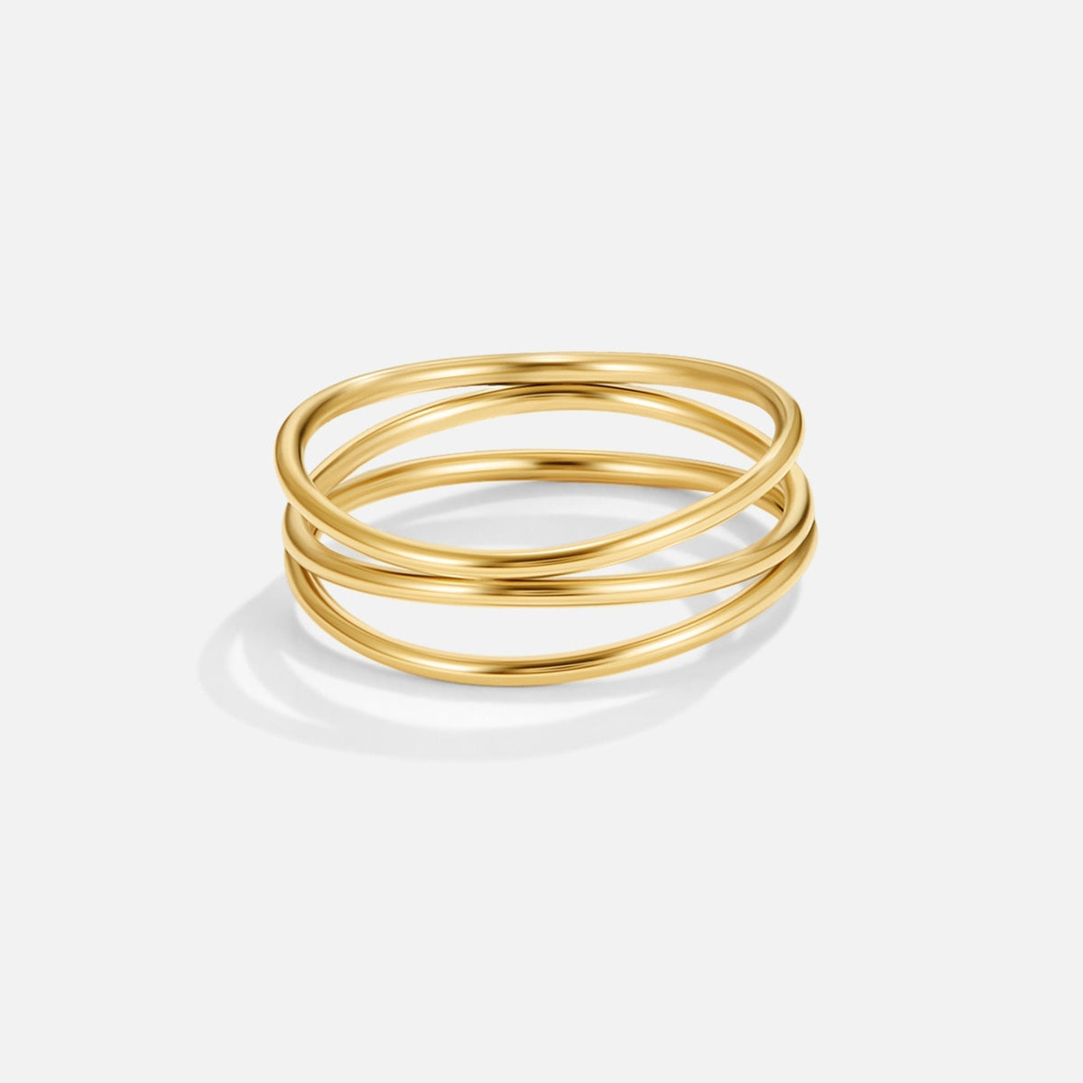 Guld Minimalistisk Wrap Ring