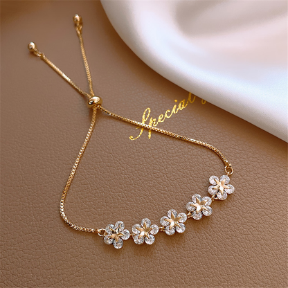 Armbånd Crystal Daisy i Guld