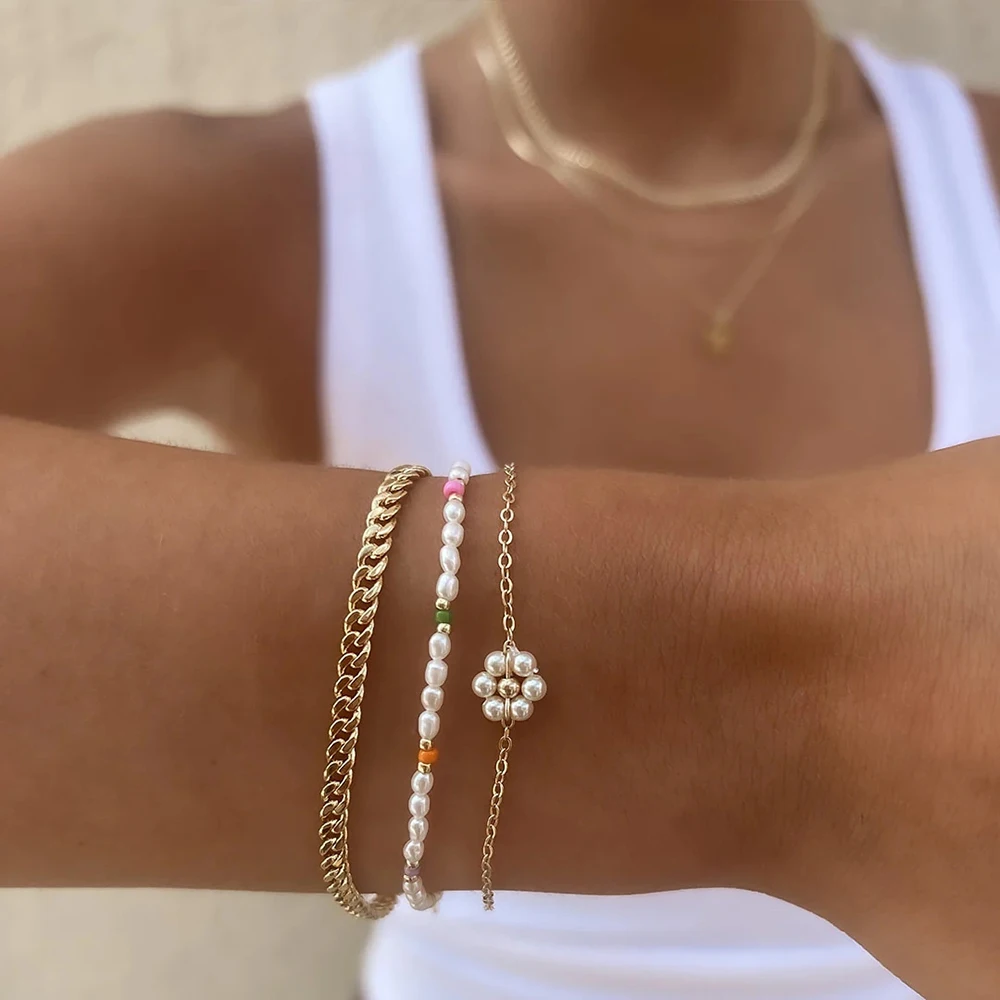 Daisy Pearl Armbånd