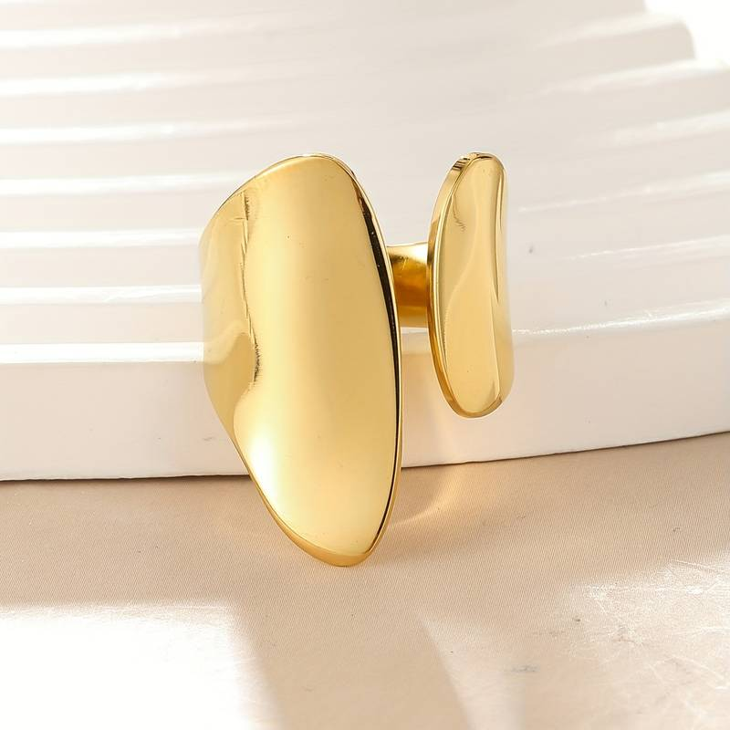 Elegant åbent guld ring