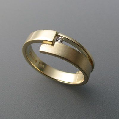 Fin Vintage Guld Ring