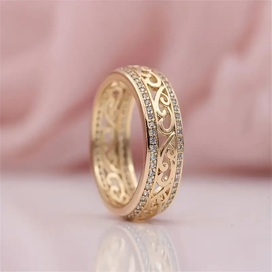 Lys Hule Guld Ring