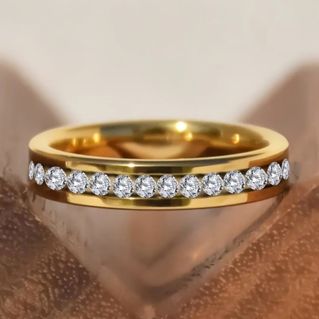 Zirkonia Trail Guld Ring