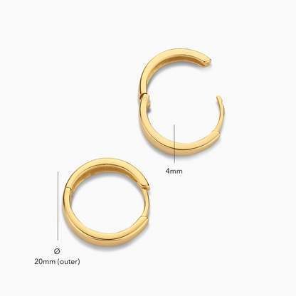 Gia Aretes de Argolla | Guld