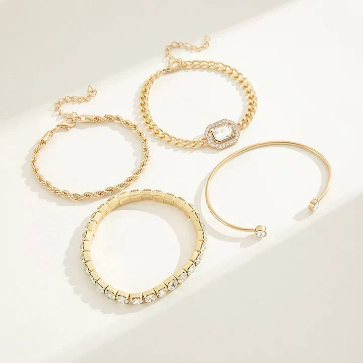Domitia Calvina Armbåndsæt | Guld
